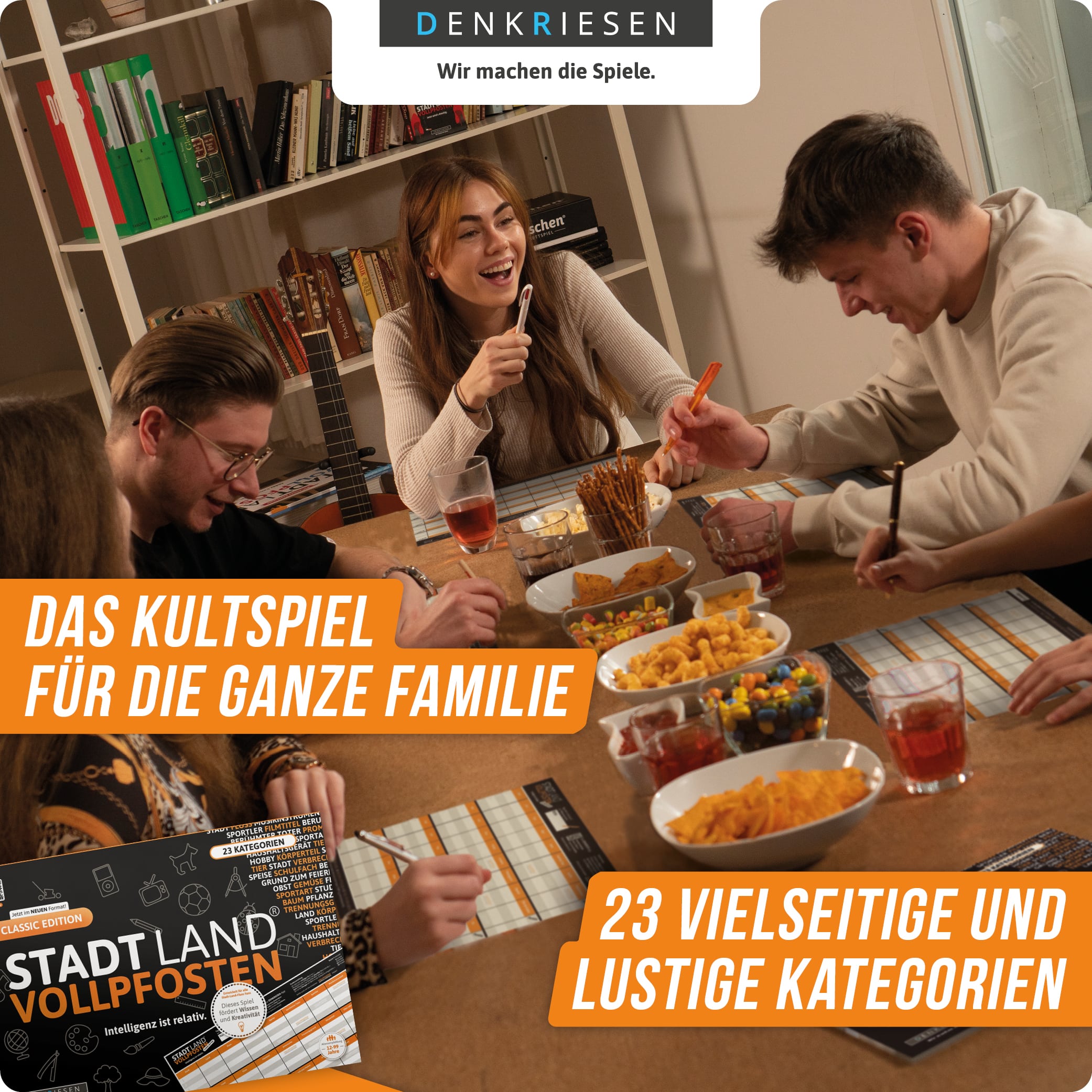 STADT LAND VOLLPFOSTEN – CLASSIC EDITION - Intelligenz ist relativ. (DinA4-Format)