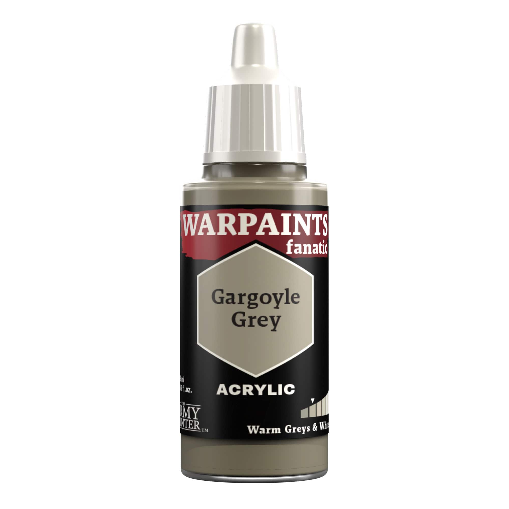 Army Painter Warpaints Fanatic: Gargoyle Grey (6)