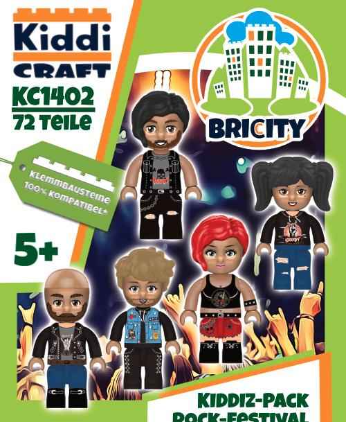 Bricity KIDDIZ Figuren-Pack Rock Festival
