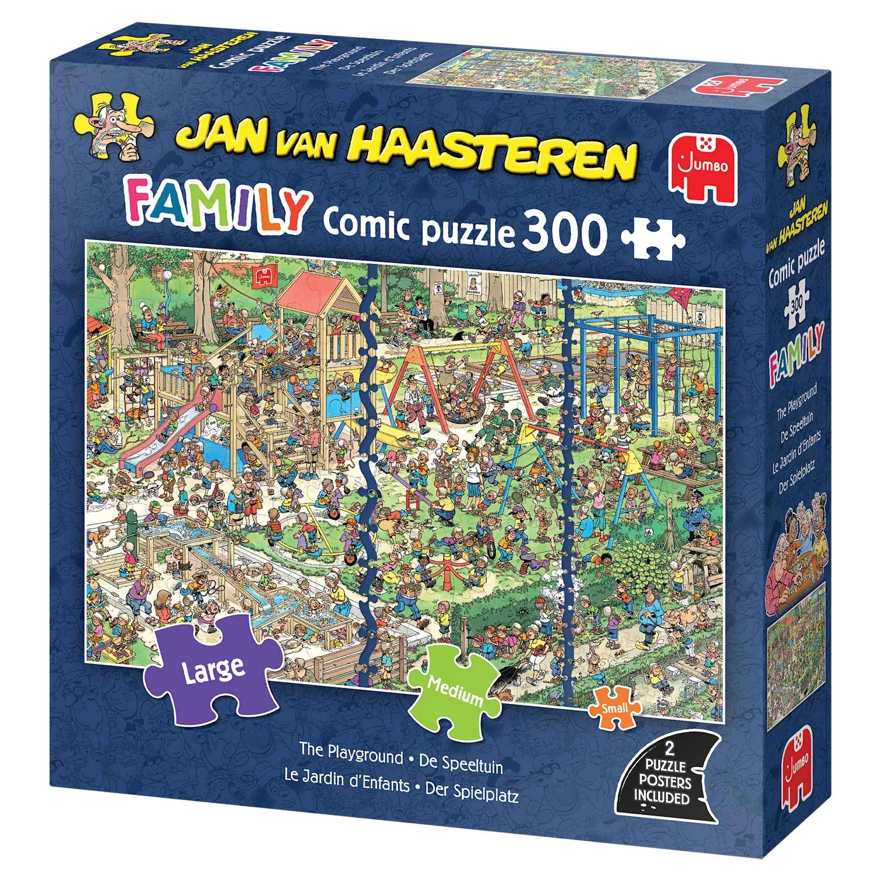 Puzzle: Der Spielplatz ( Family Jan van Haasteren) (300 Teile)