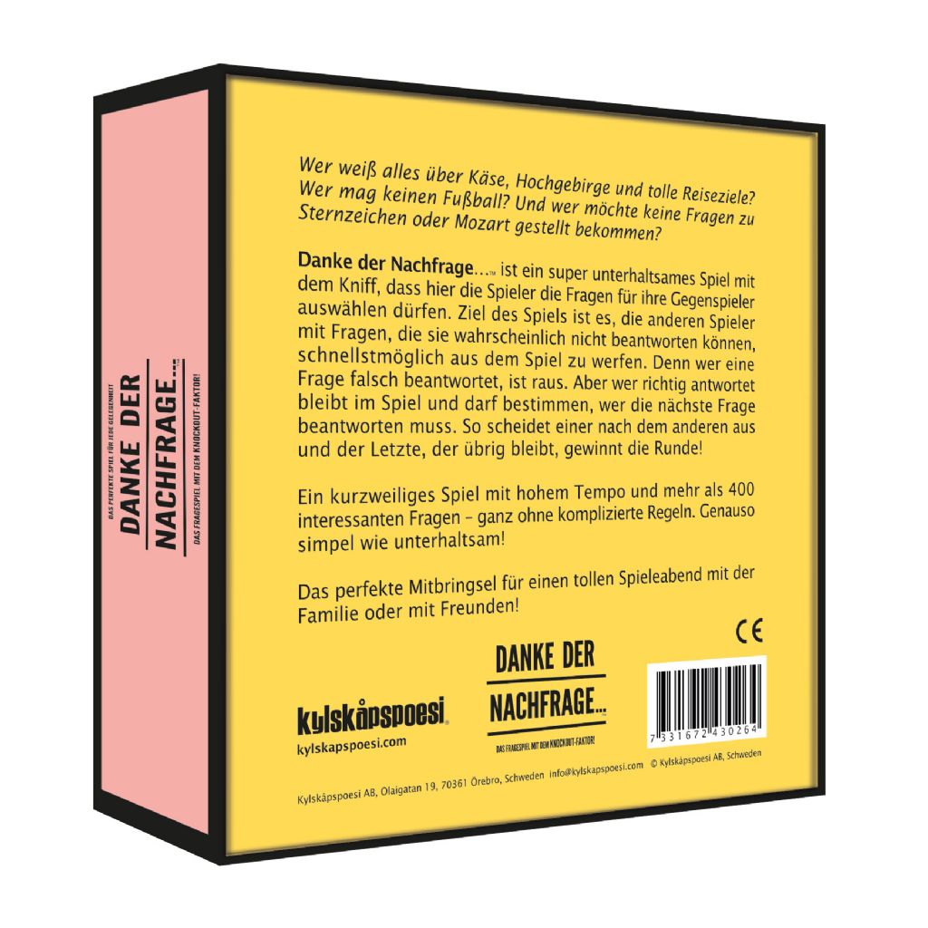 Danke der Nachfrage