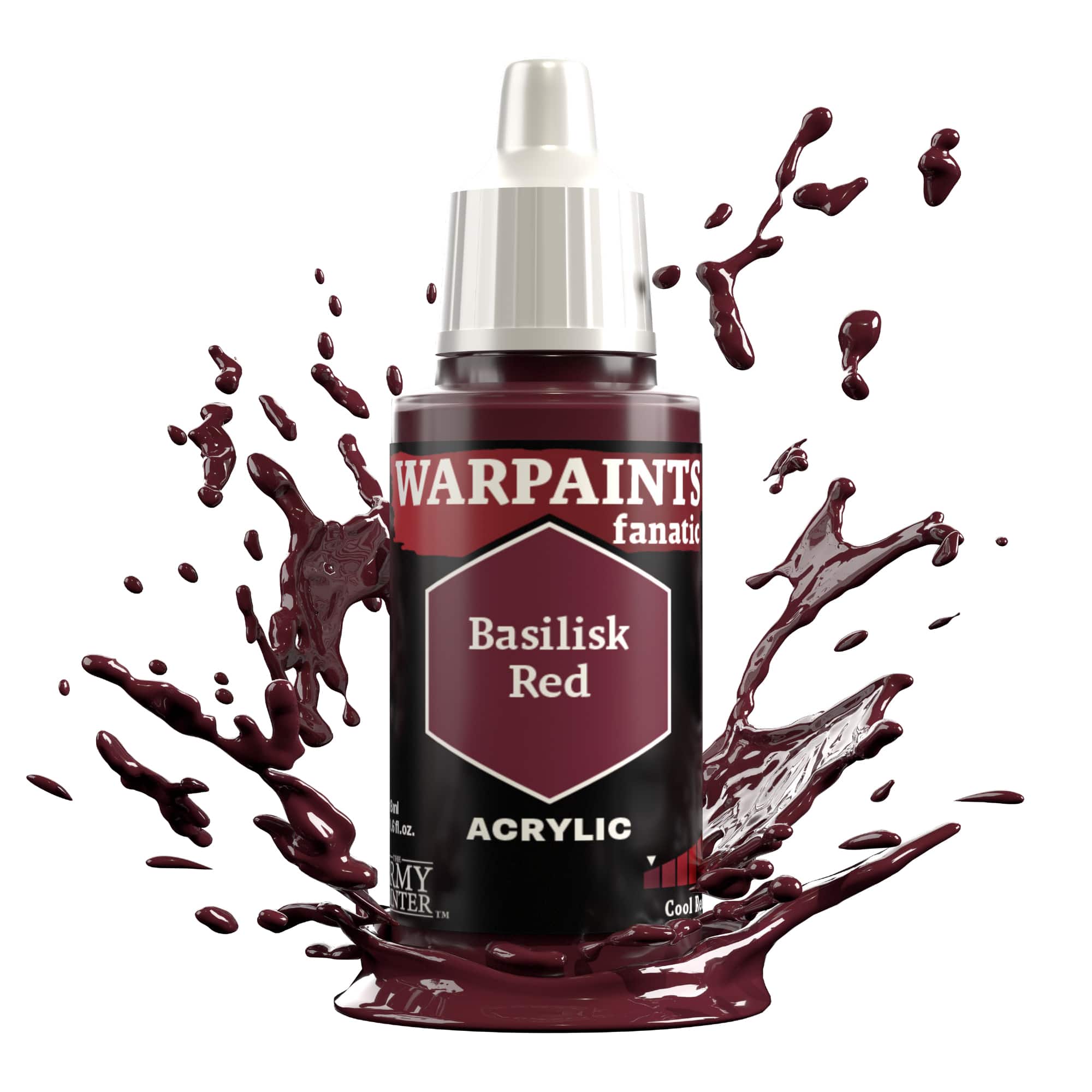 Army Painter Warpaints Fanatic: Basilisk Red (6)