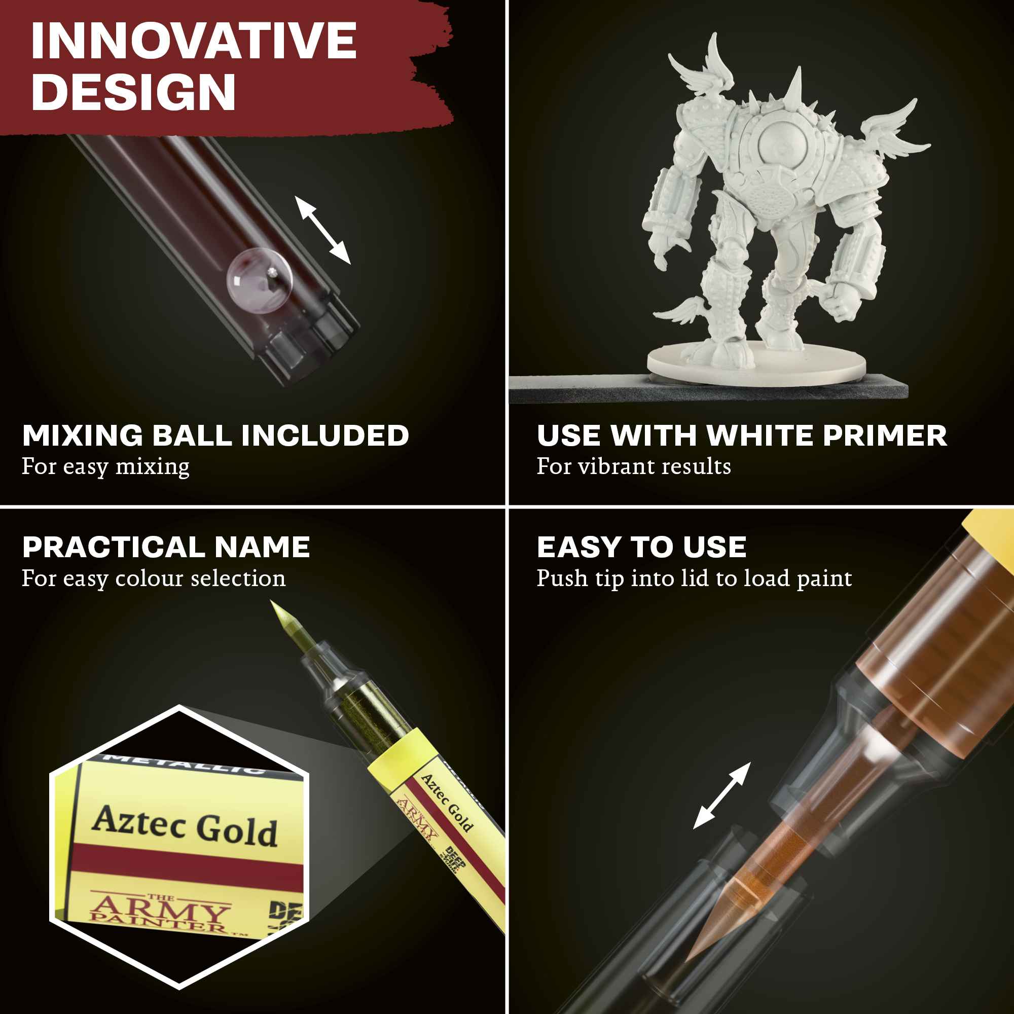 Army Painter Speedpaint: Marker Metallics Set