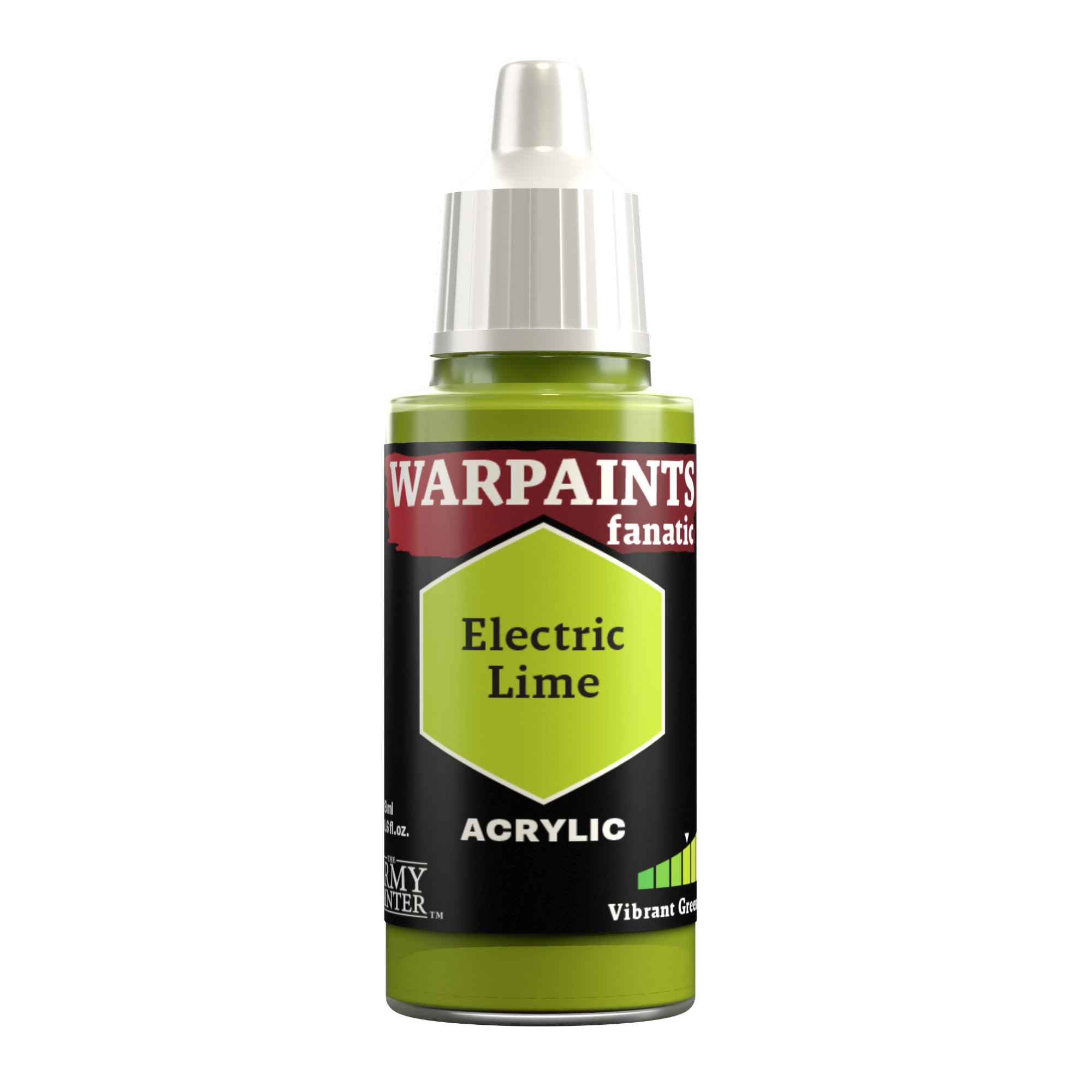 Army Painter Warpaints Fanatic: Electric Lime (6)