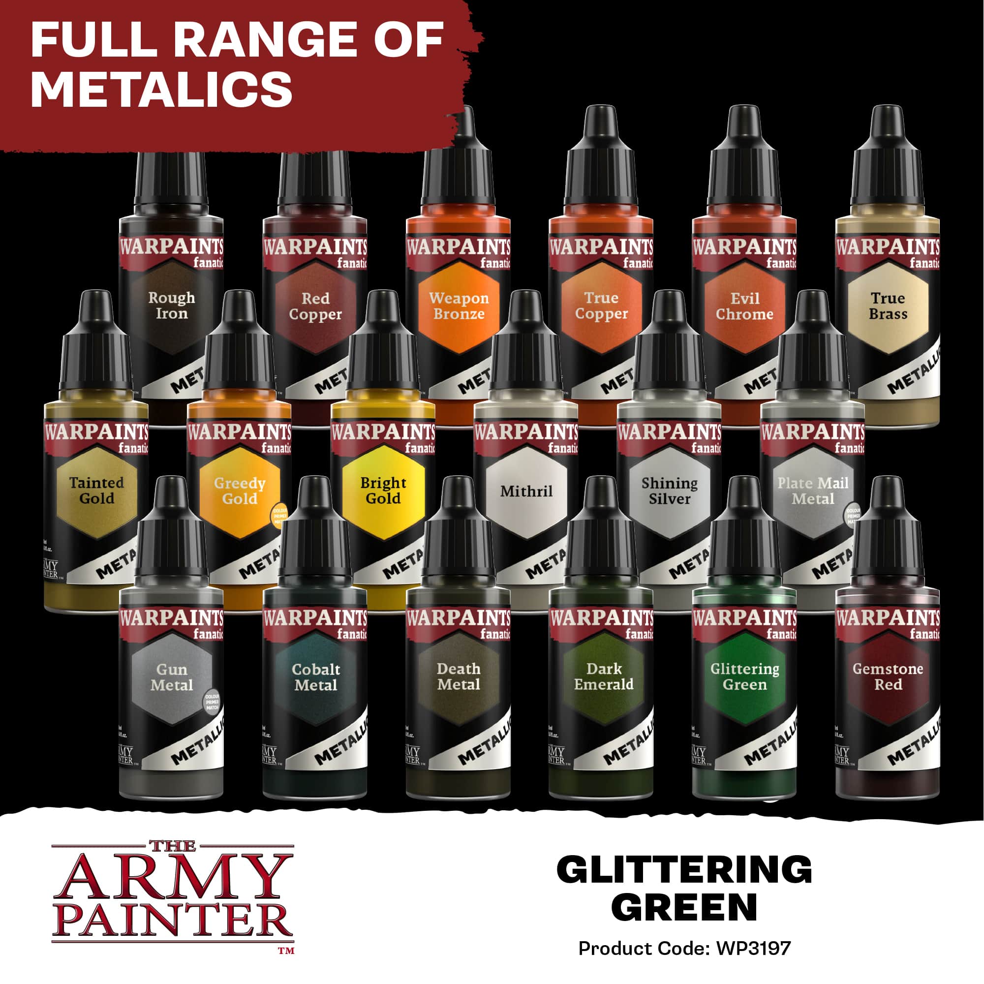 Warpaints Fanatic Effects: Glittering Green (6)