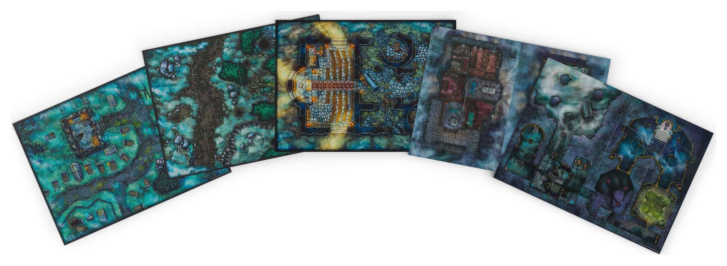 D&D: RPG Ravenloft: The Horrors Within Map Set ( englisch)