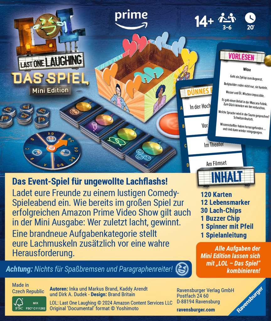 Last One Laughing – Das Spiel Mini Edition