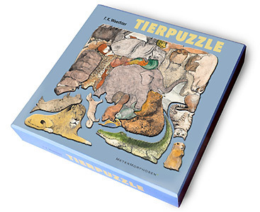 F.K. Waechters Tierpuzzle – Ein Bild aus 33 Tieren