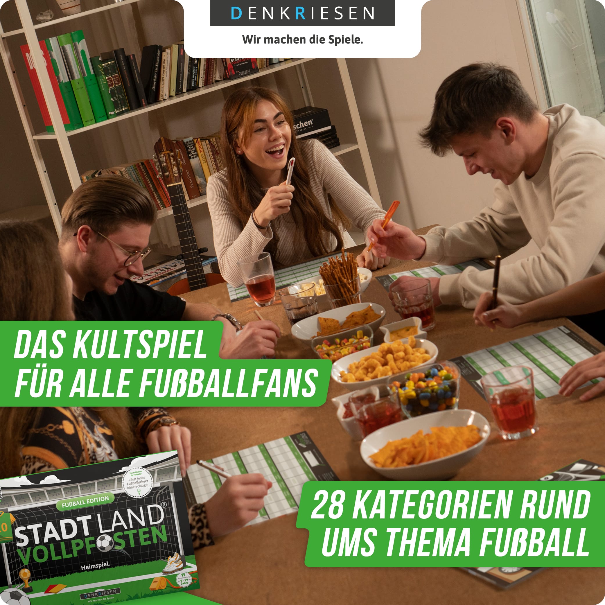 STADT LAND VOLLPFOSTEN – FUßBALL EDITION - Heimspiel (DinA4-Format)