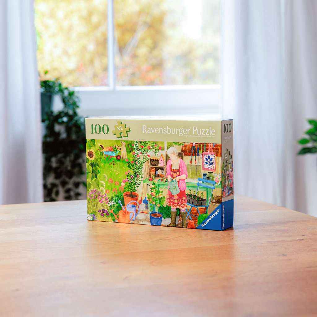 Puzzle: Gartenarbeit (100 XL Teile)