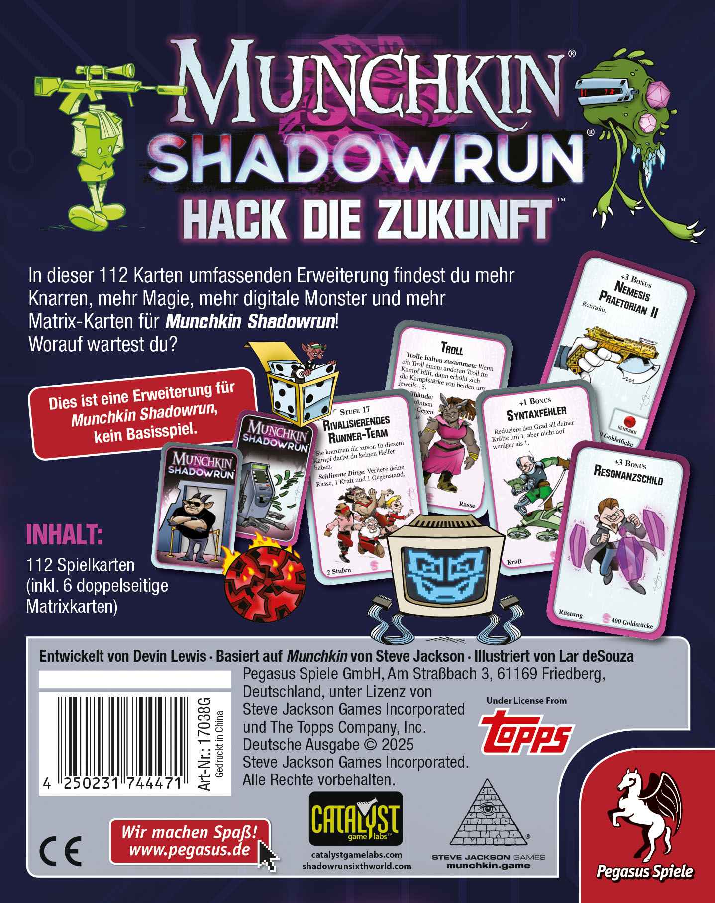 Munchkin Shadowrun: Hack die Zukunft [Erweiterung]