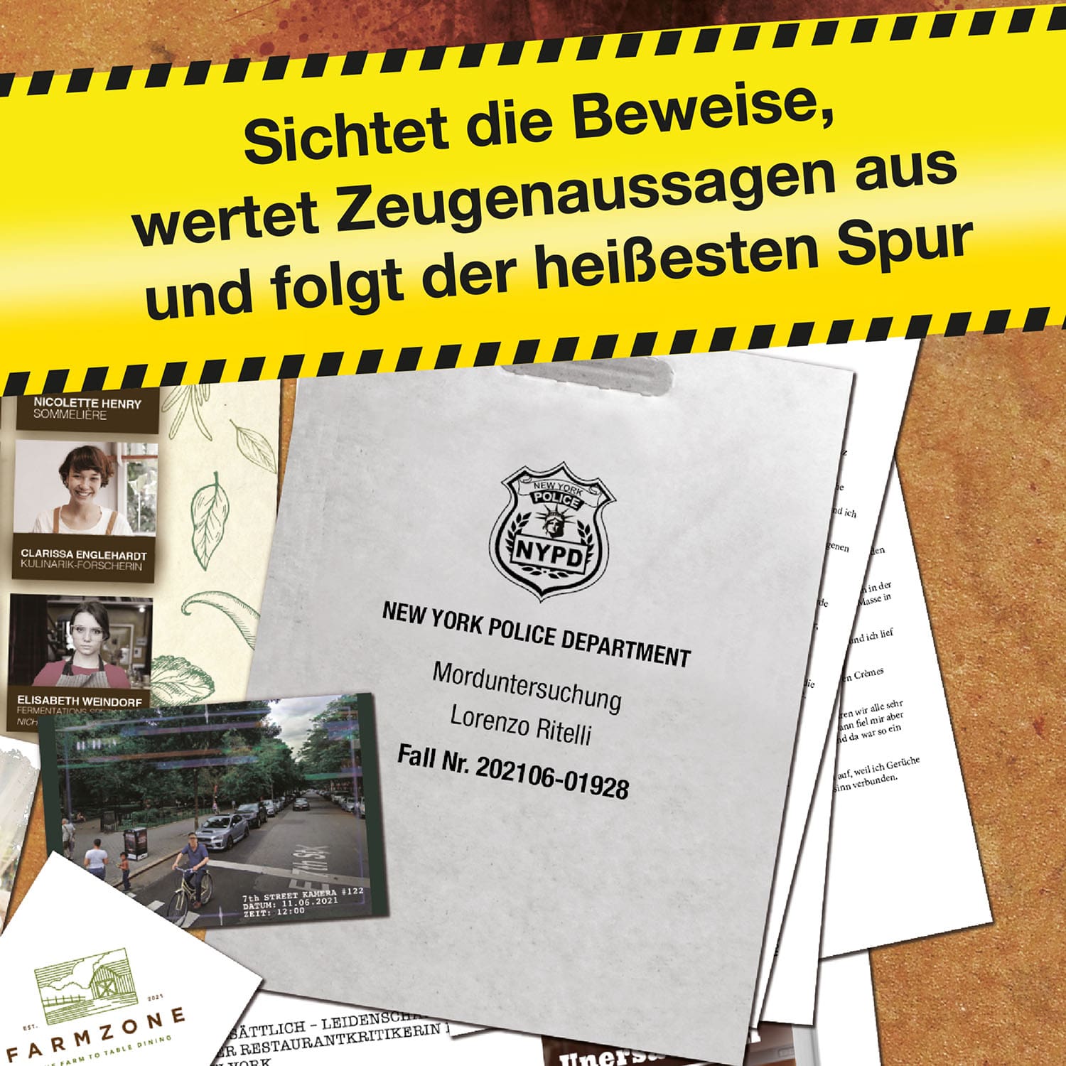 Murder Mystery Case File – Mord à la carte