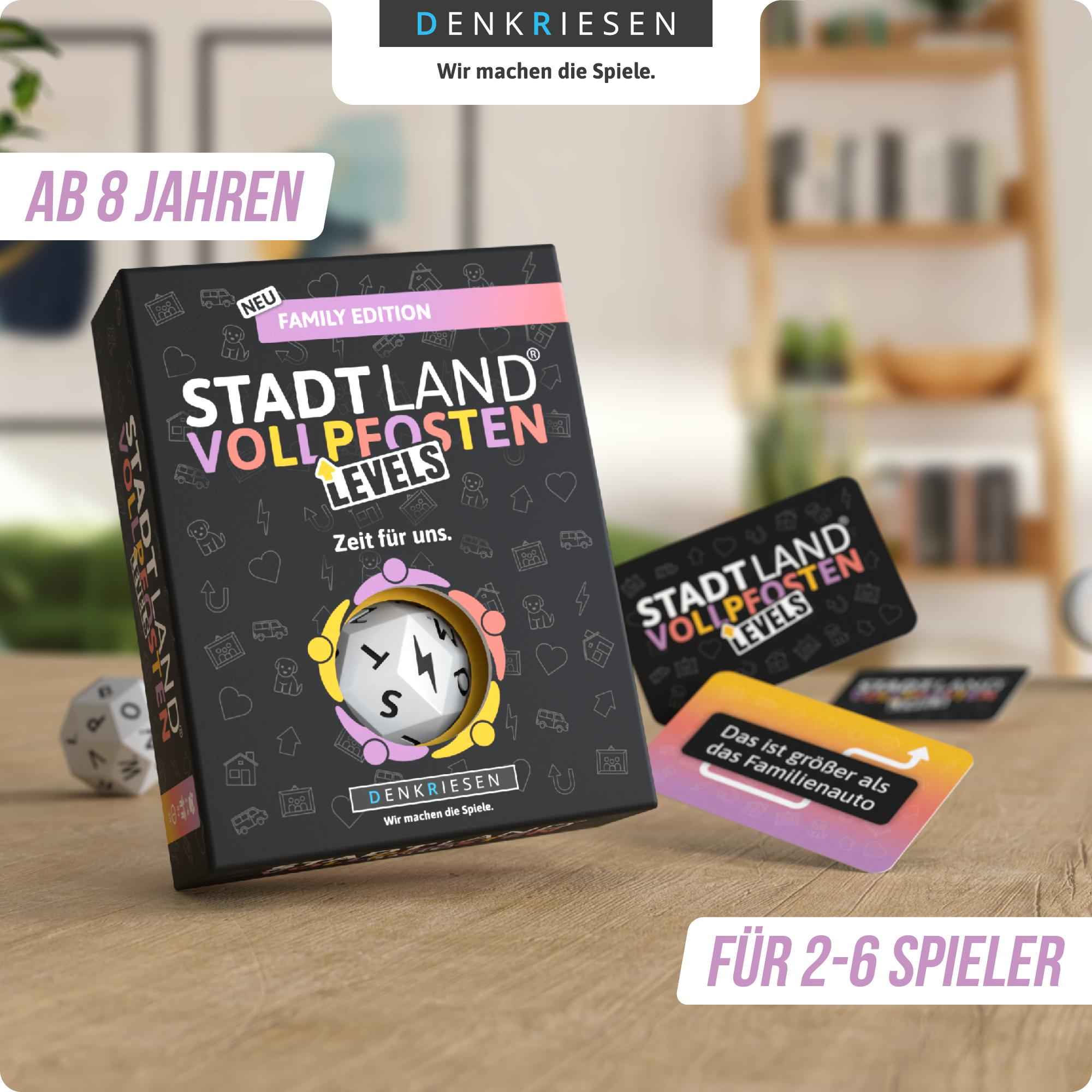 STADT LAND VOLLPFOSTEN – Levels - FAMILY EDITION – "Zeit für uns."