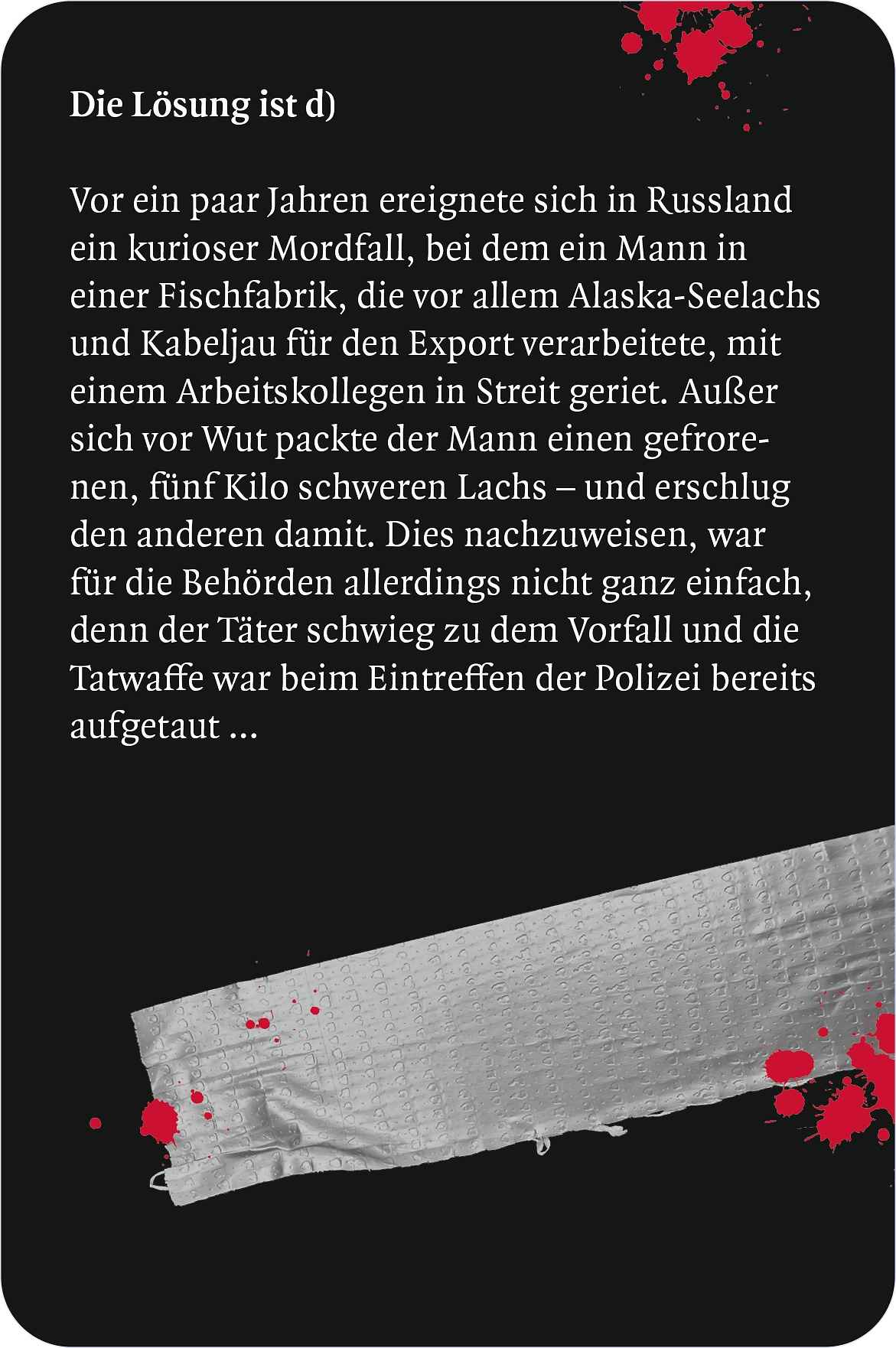 Das große True Crime Quiz