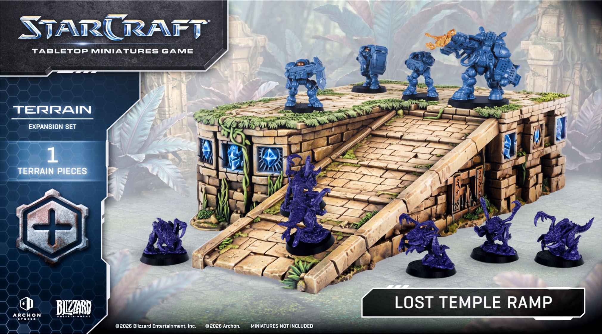 Starcraft : Lost Temple Ramp - [Terrain Expansion Set]