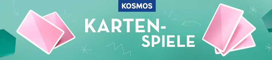 Slogan Kartenspiele und KOSMOS Logo