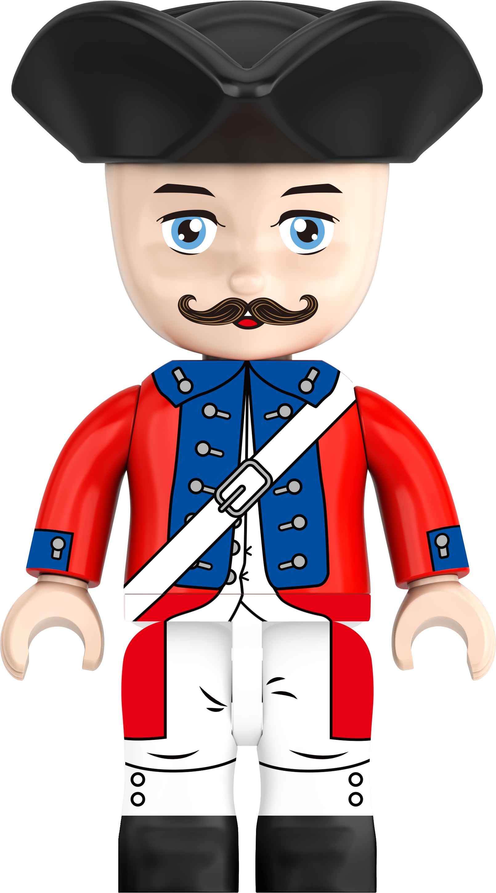 Kiddiz Figuren-Pack: Rotröcke Soldaten / British Redcoats