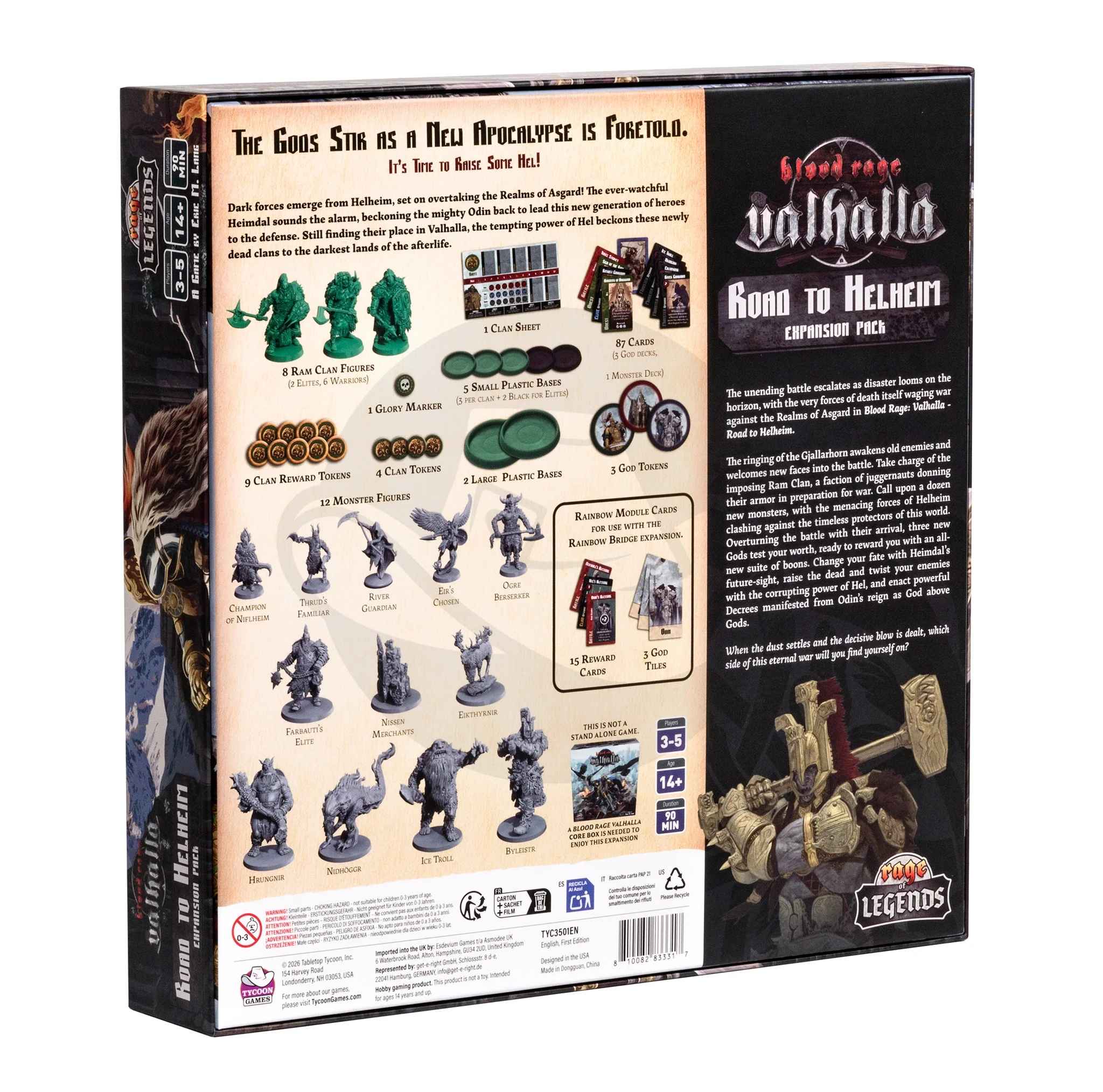Blood Rage Valhalla: Helheim Expansion