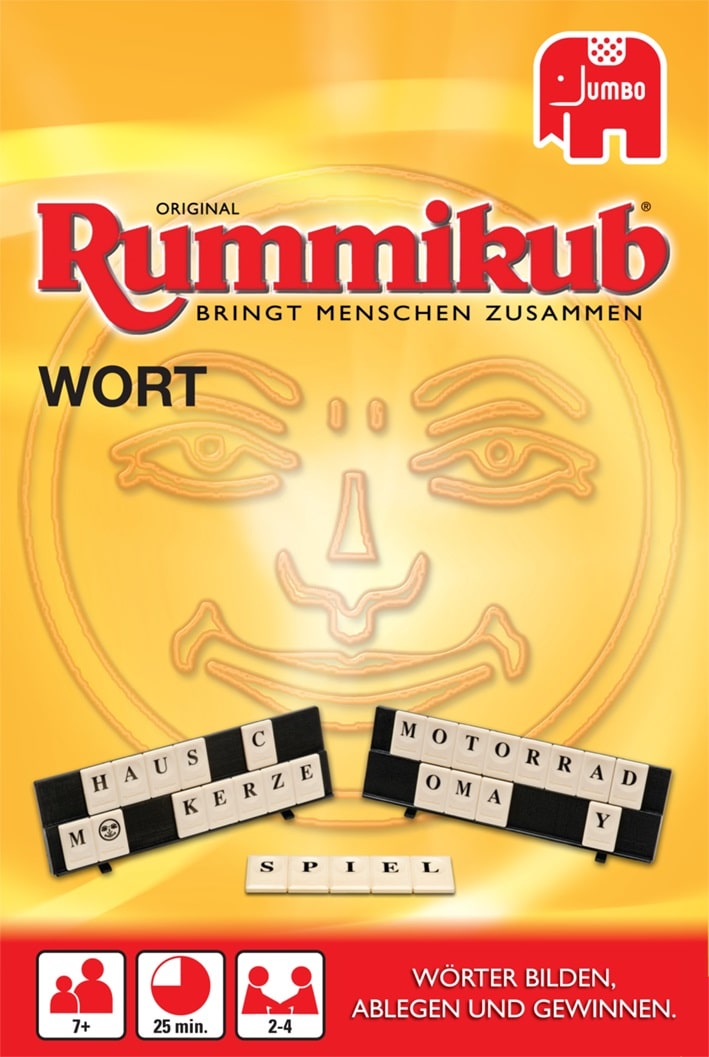 Original Rummikub Wort – Kompakt in Metalldose