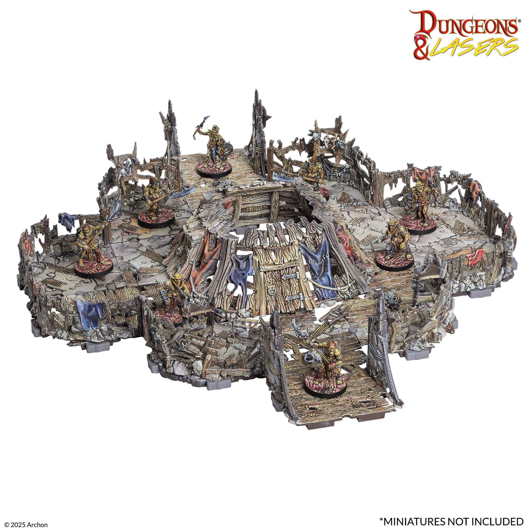 Dungeon&Lasers: Goblin Lair: Pre-Painted