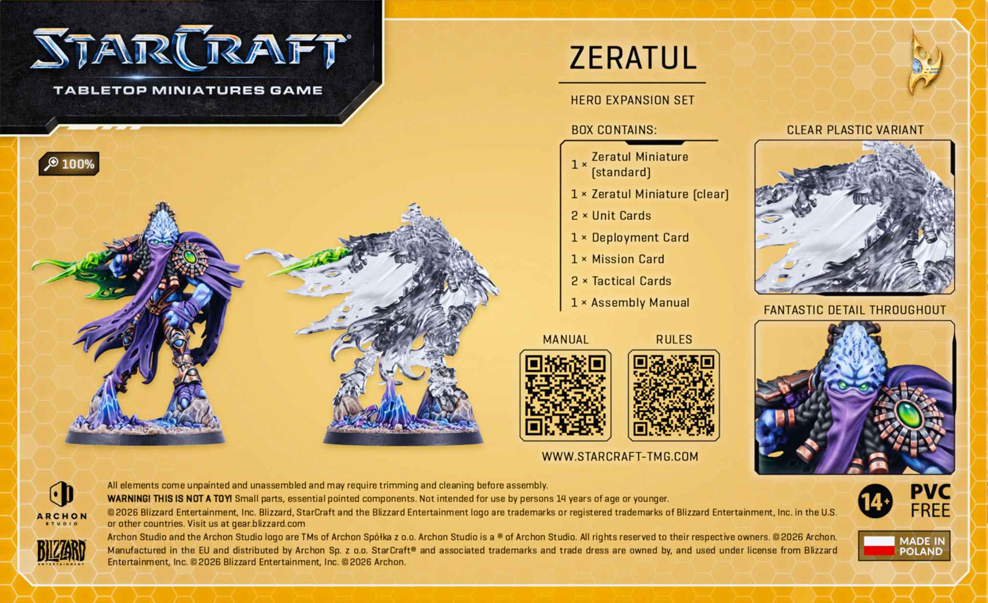 Starcraft :Zeratul - Protoss - [Hero Expansion Set ]