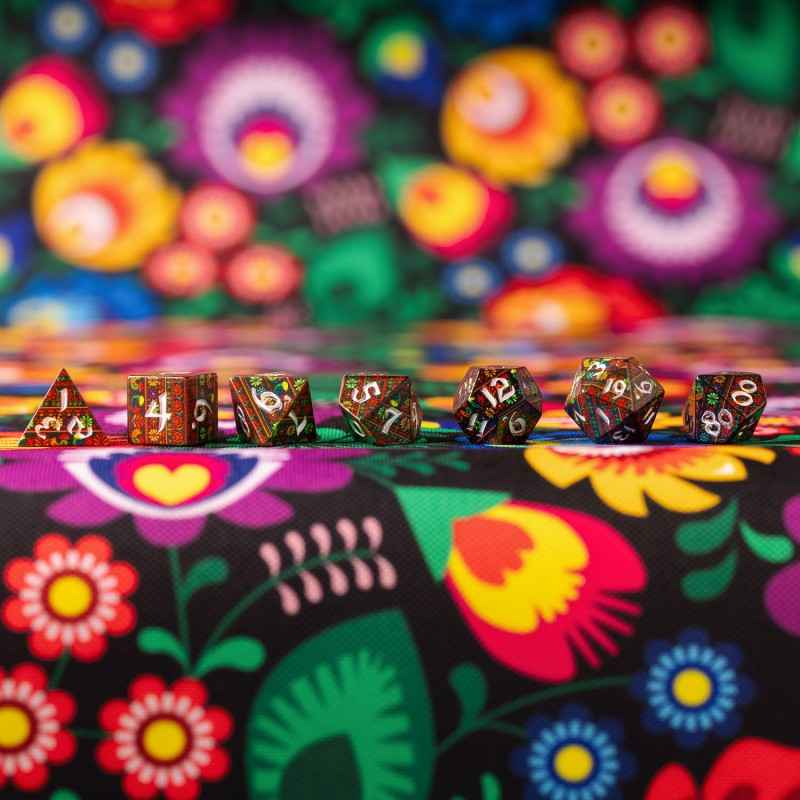 Full Art Dice Set: Krajka