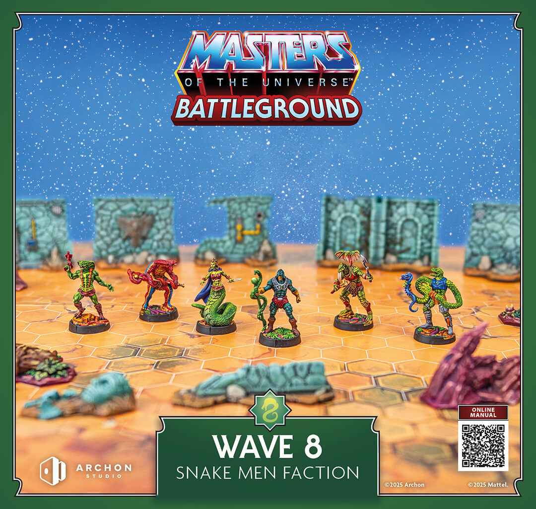 Masters Of The Universe-Battleground: Wave 8 - Snake Men Faction (Deutsch)