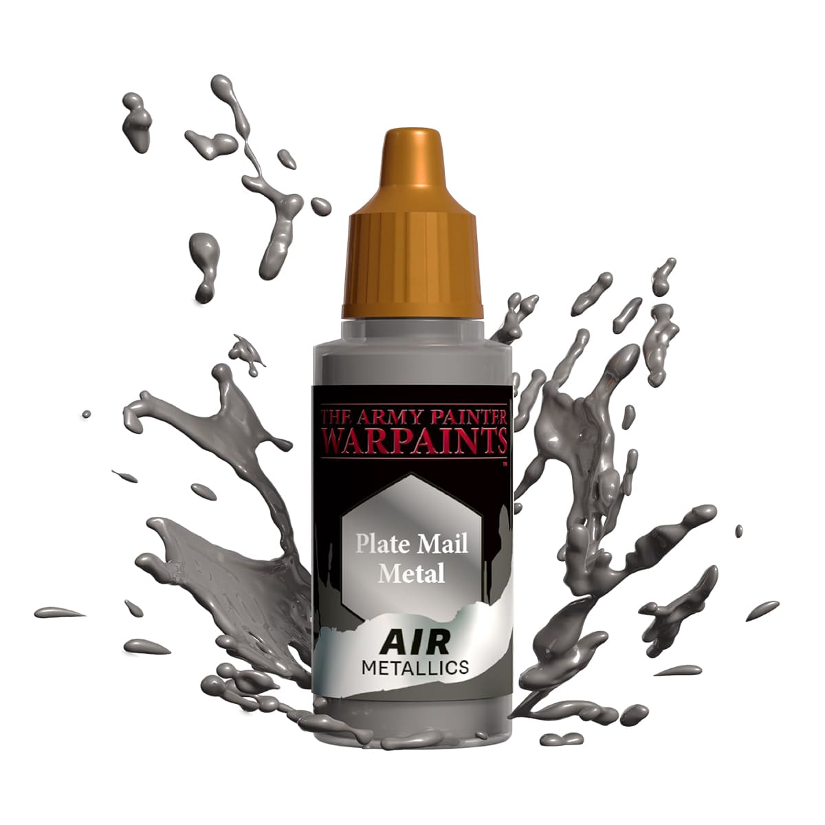 Army Painter Paint Metallics: Air Plate Mail Metal (6)