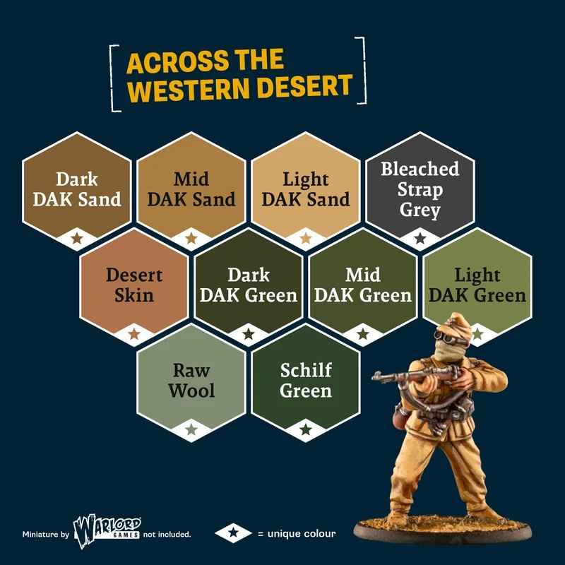 Army Painter – Historical: WWII German Afrika Korps Paint Set