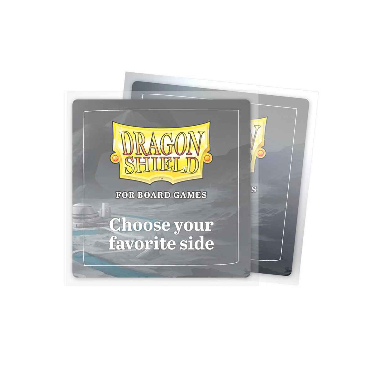 Dragon Shield: Board Game Sleeves Clear/NonGlare – Square (100)