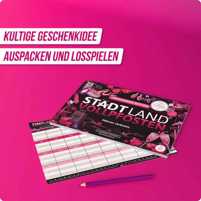 STADT LAND VOLLPFOSTEN – MÄDELSABEND EDITION - Männer verboten - A4