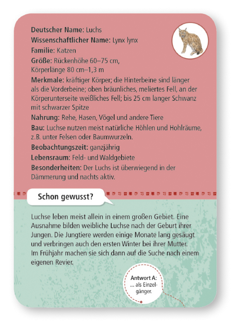 Expedition Natur – 50 heimische Wald- & Wildtiere
