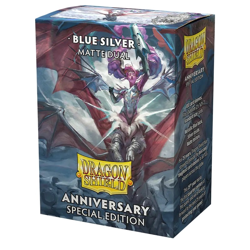 Dragon Shield: Matte – Cobalt & Silver