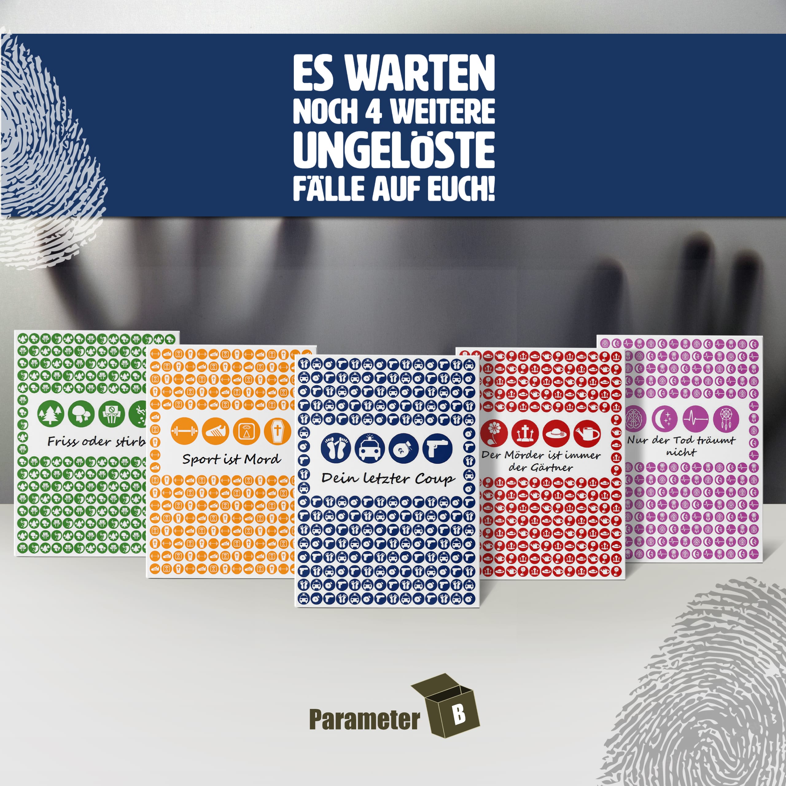 Dein letzter Coup – Krimi-Dinner Spiel für 4 Personen