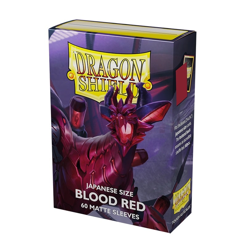 Dragon Shield: Japanese Matte – Blood Red (60)