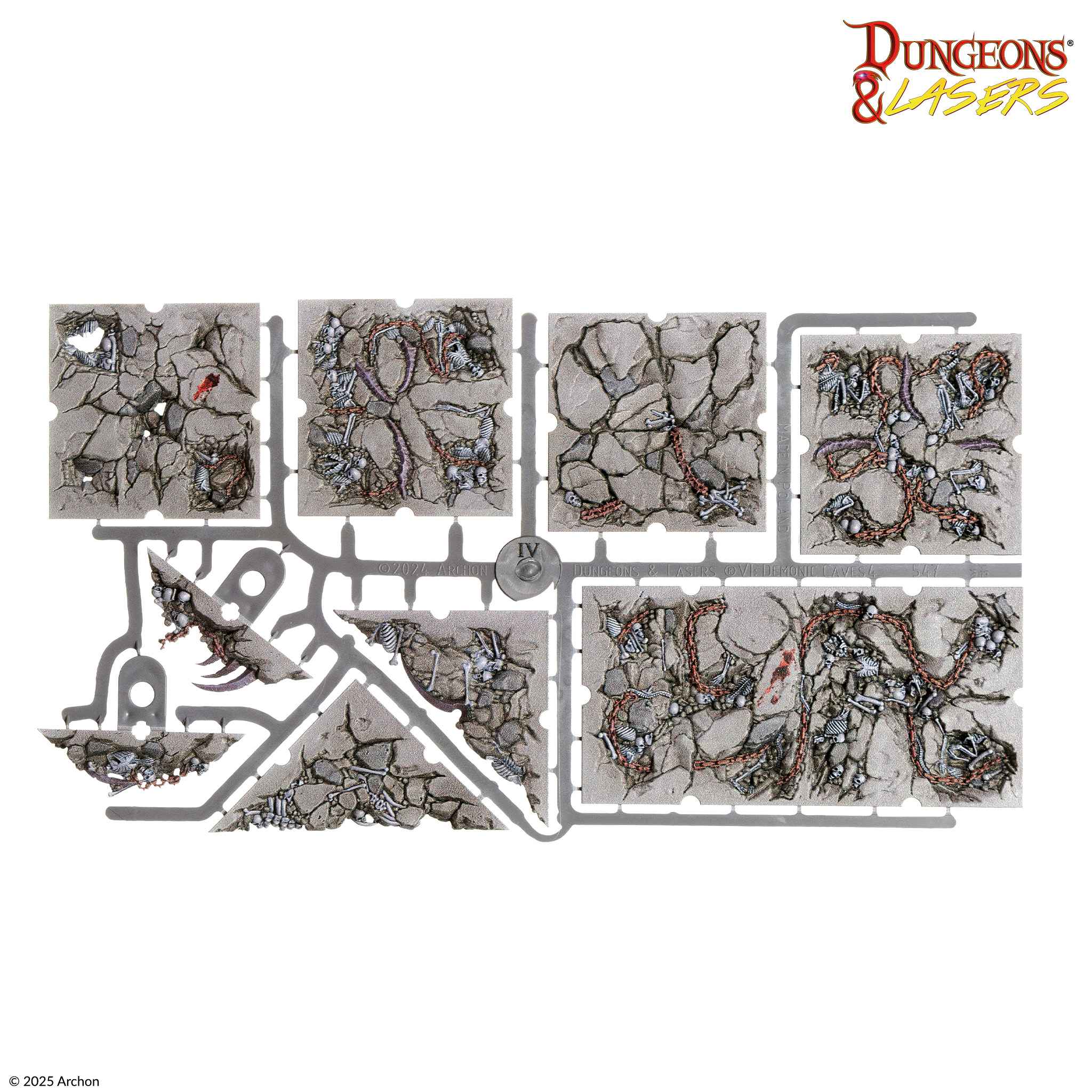 Dungeon&Lasers: Demonic Caves Pre-Painted