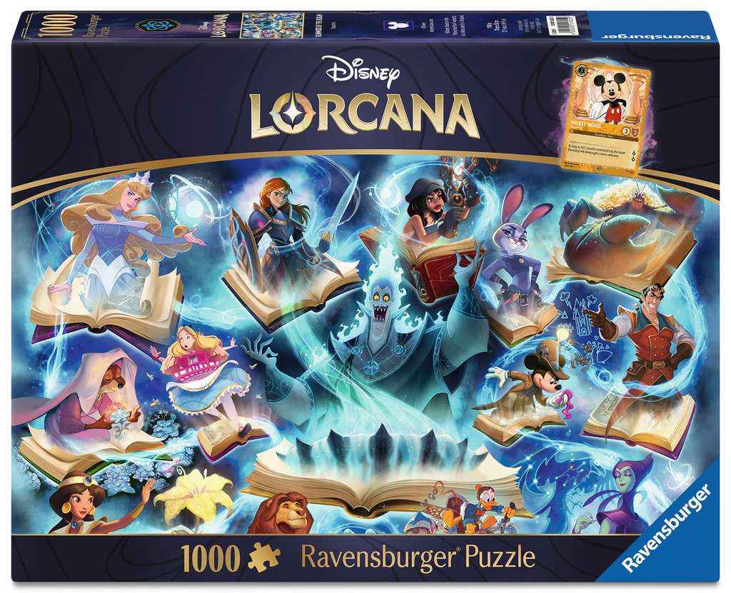 Puzzle: Disney Lorcana – Glimmers of the Realm: Sapphire (1000 Teile)