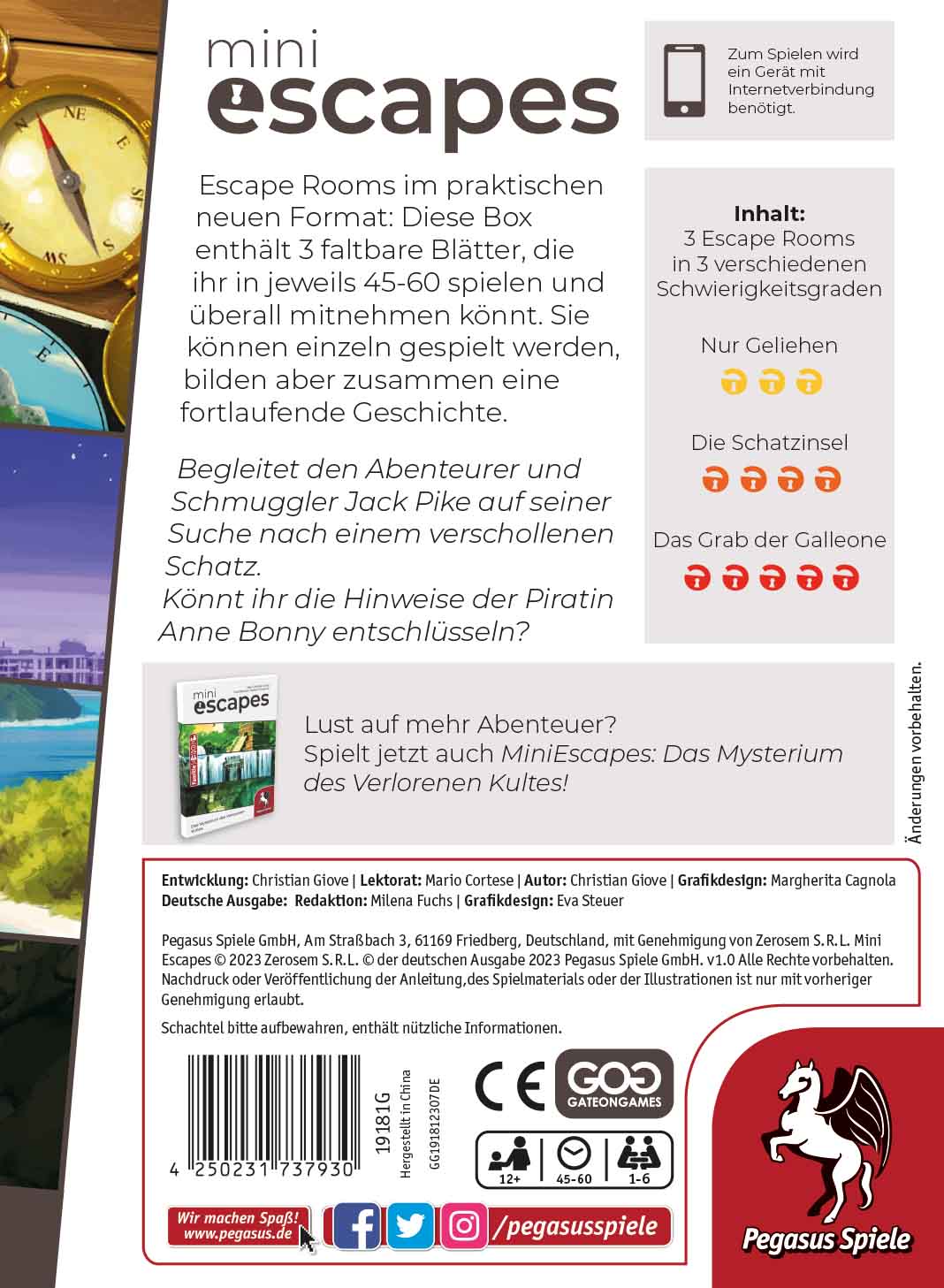 MiniEscapes – Auf den Spuren des Schatzes von Anne Bonny