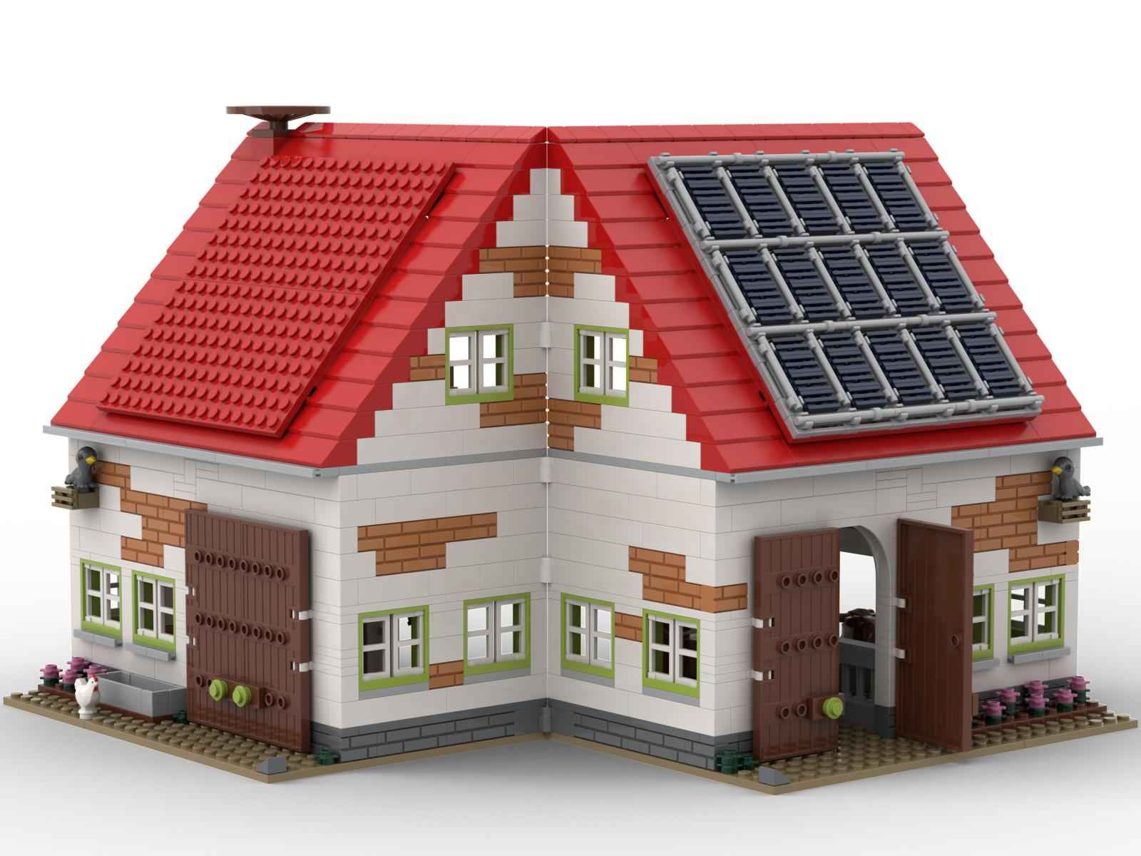 Brickfarm Bauernhof Stall
