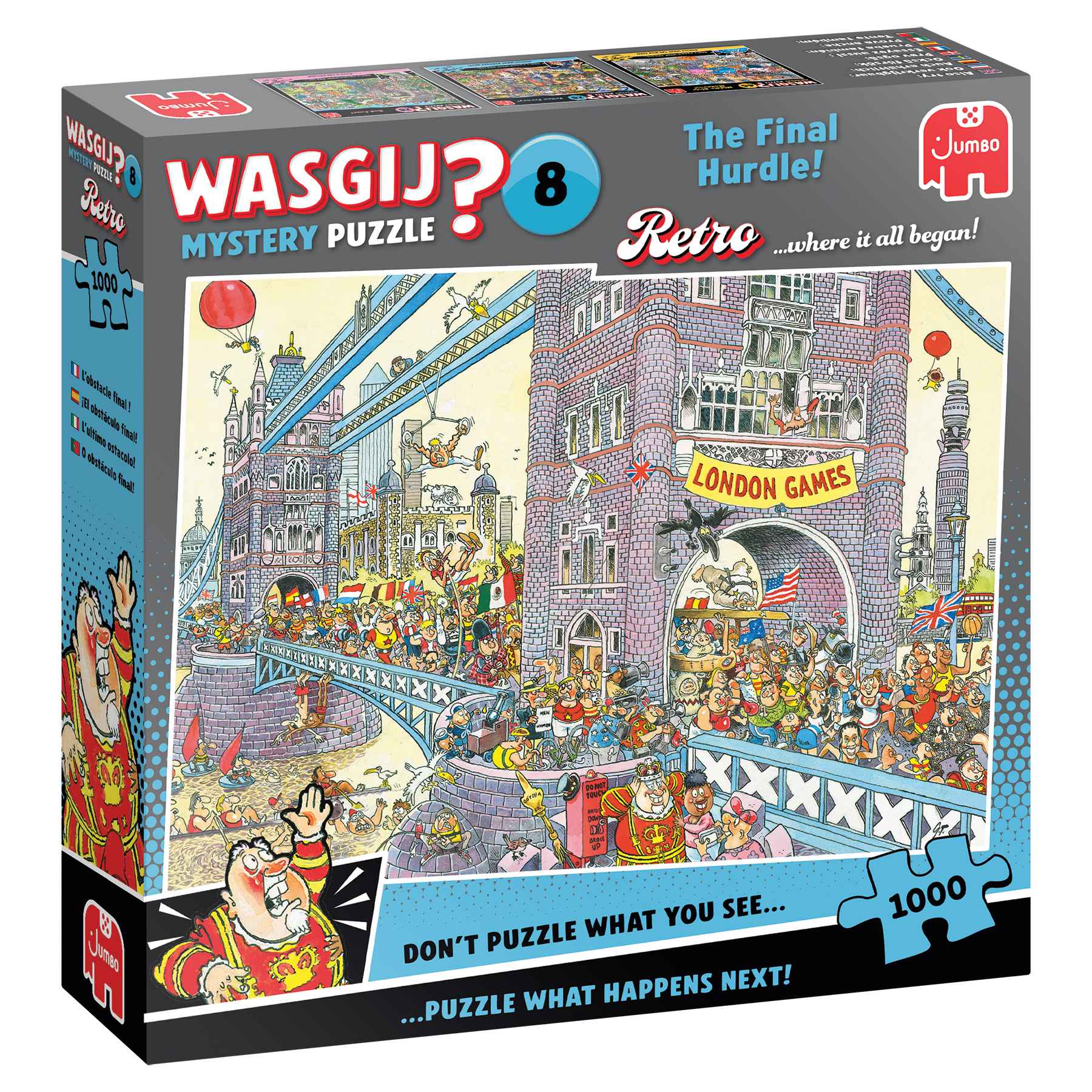Wasgij Retro Mystery 8: Die letzte Hürde (1000 Teile)