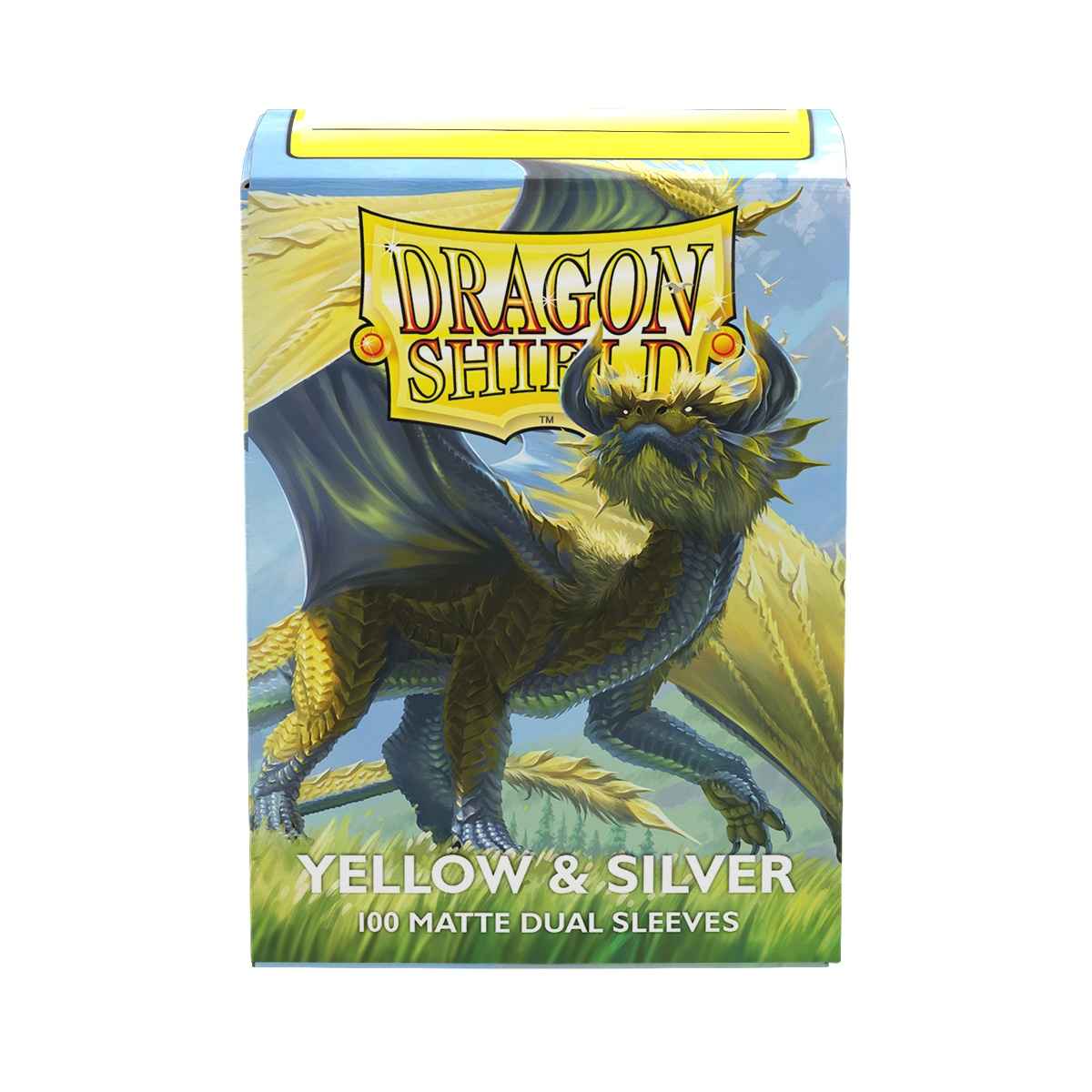 Dragon Shield: Matte – Dual Yellow & Silver(100)