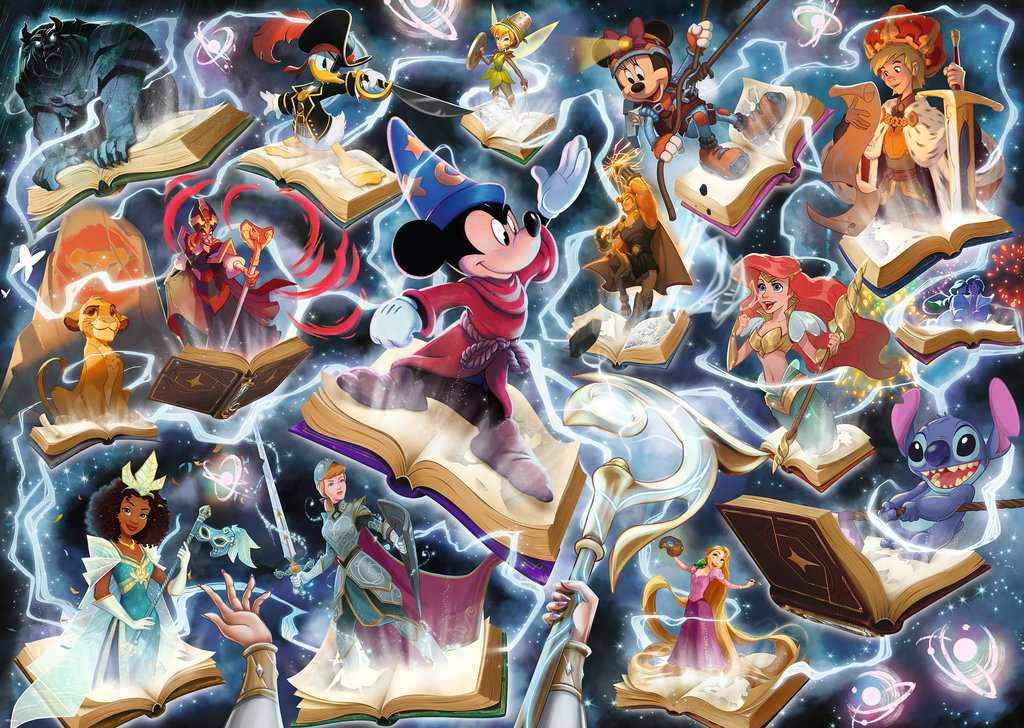 Puzzle: Disney Lorcana – Glimmers of the Realm: Steel (1000 Teile)