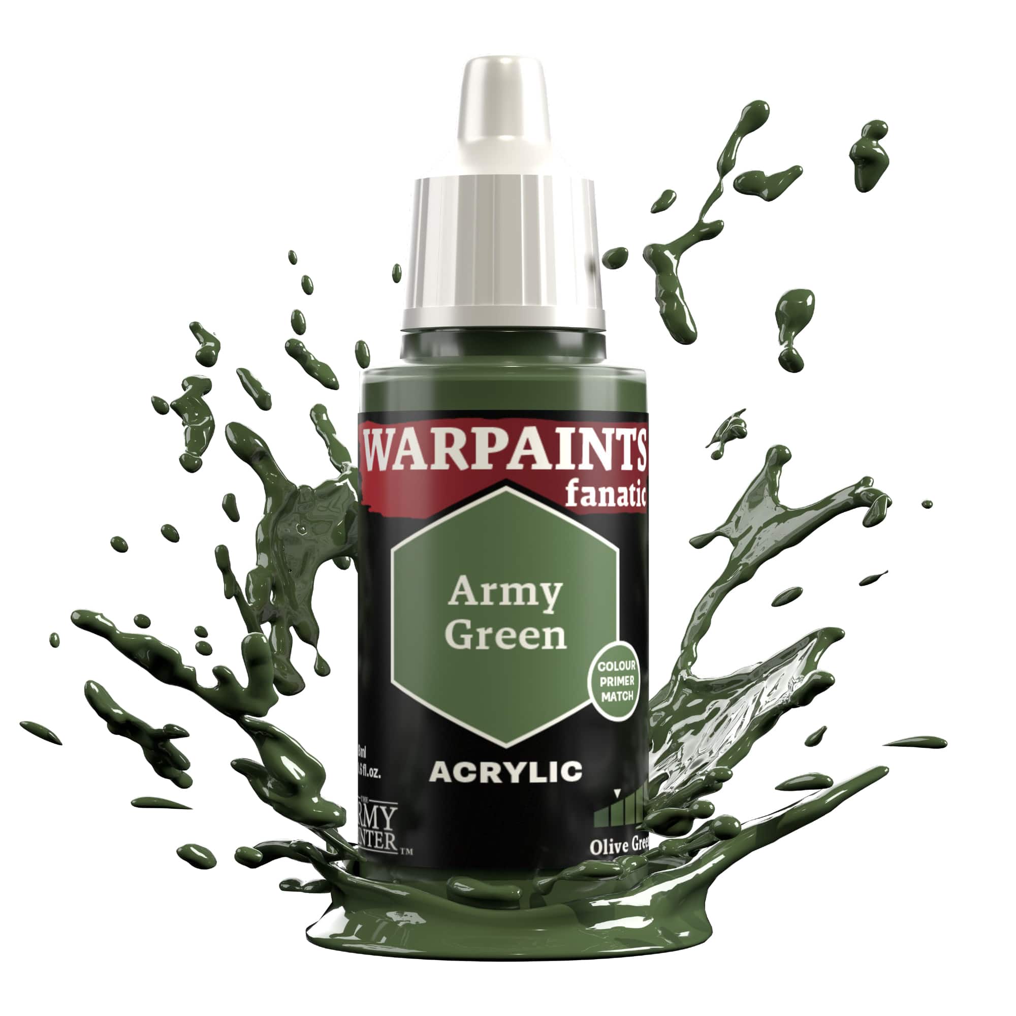 Army Painter Warpaints Fanatic: Army Green (6)