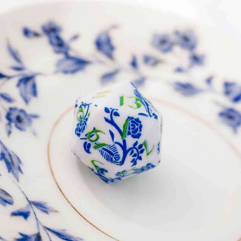 Full Art Dice Set: Porcelain