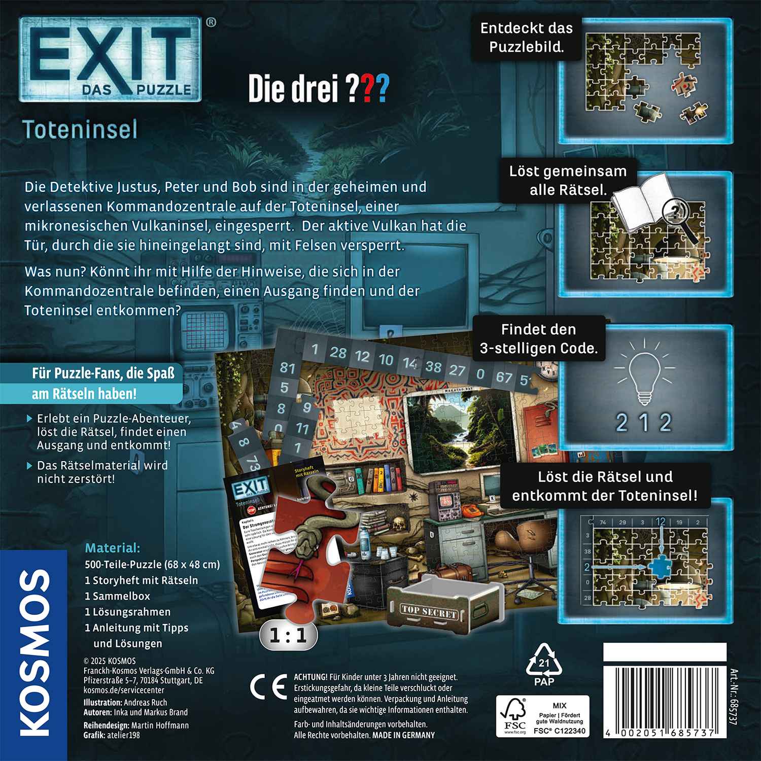 EXIT – Puzzle: Die drei ??? Toteninsel
