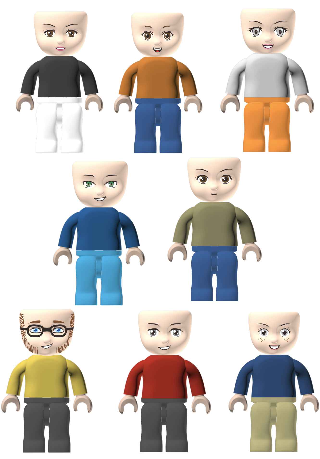 Bricity KIDDIZ Figuren-Pack Mix it!