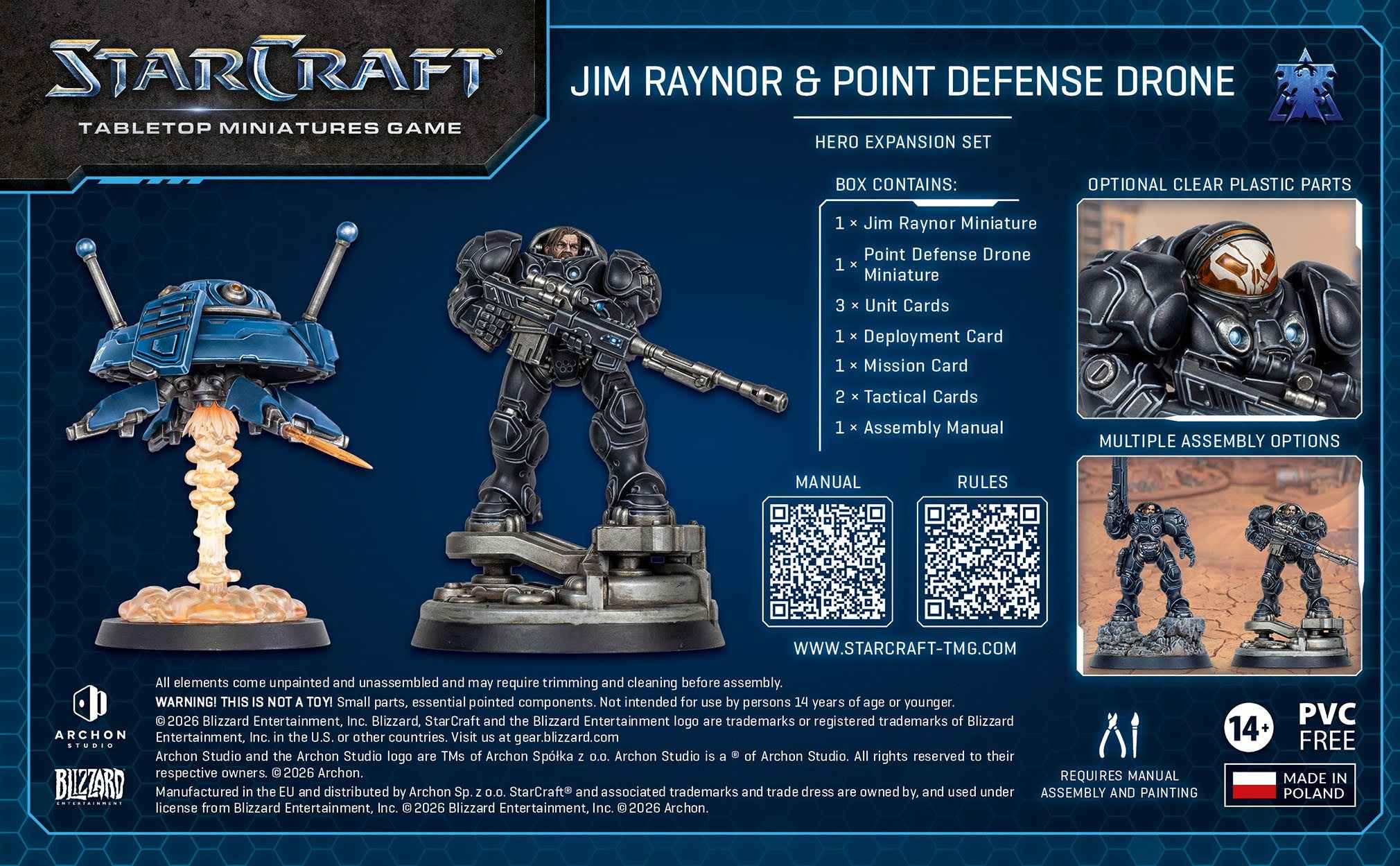 Starcraft : Jim Raynor (Raynor'S Raiders) - Terran - [Hero  Expansion Set]