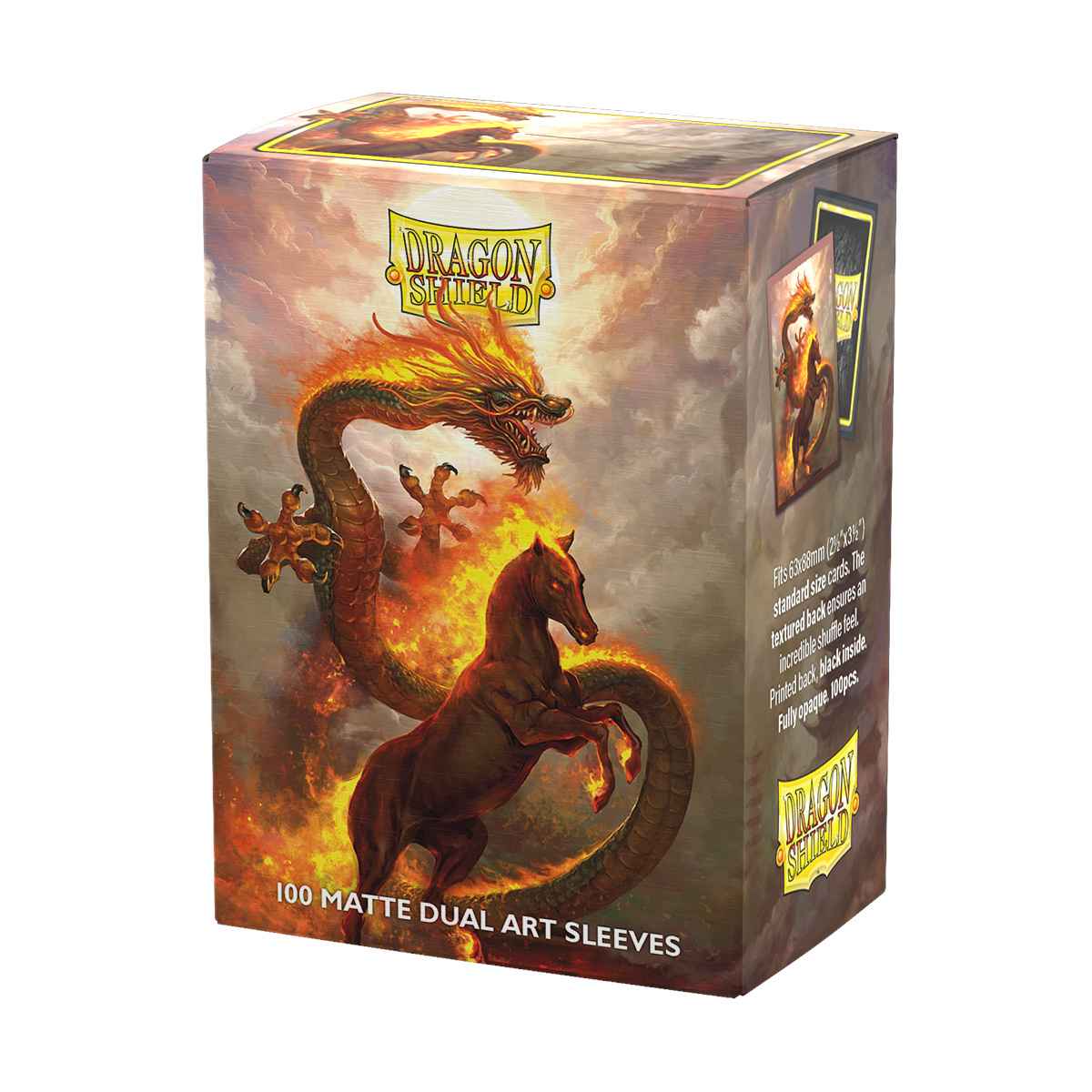 Dragon Shield: Matte Dual Art – Fire Horse 2026