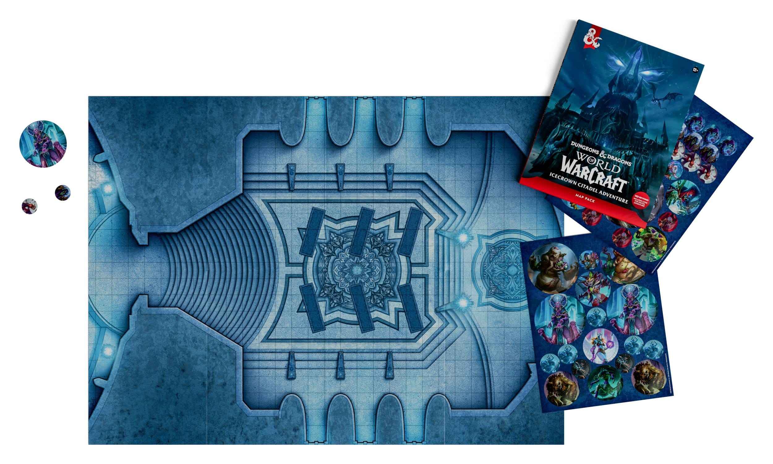 D&D: RPG World of Warcraft: Icecrown Citadel Adventure Map-Set ( englisch)