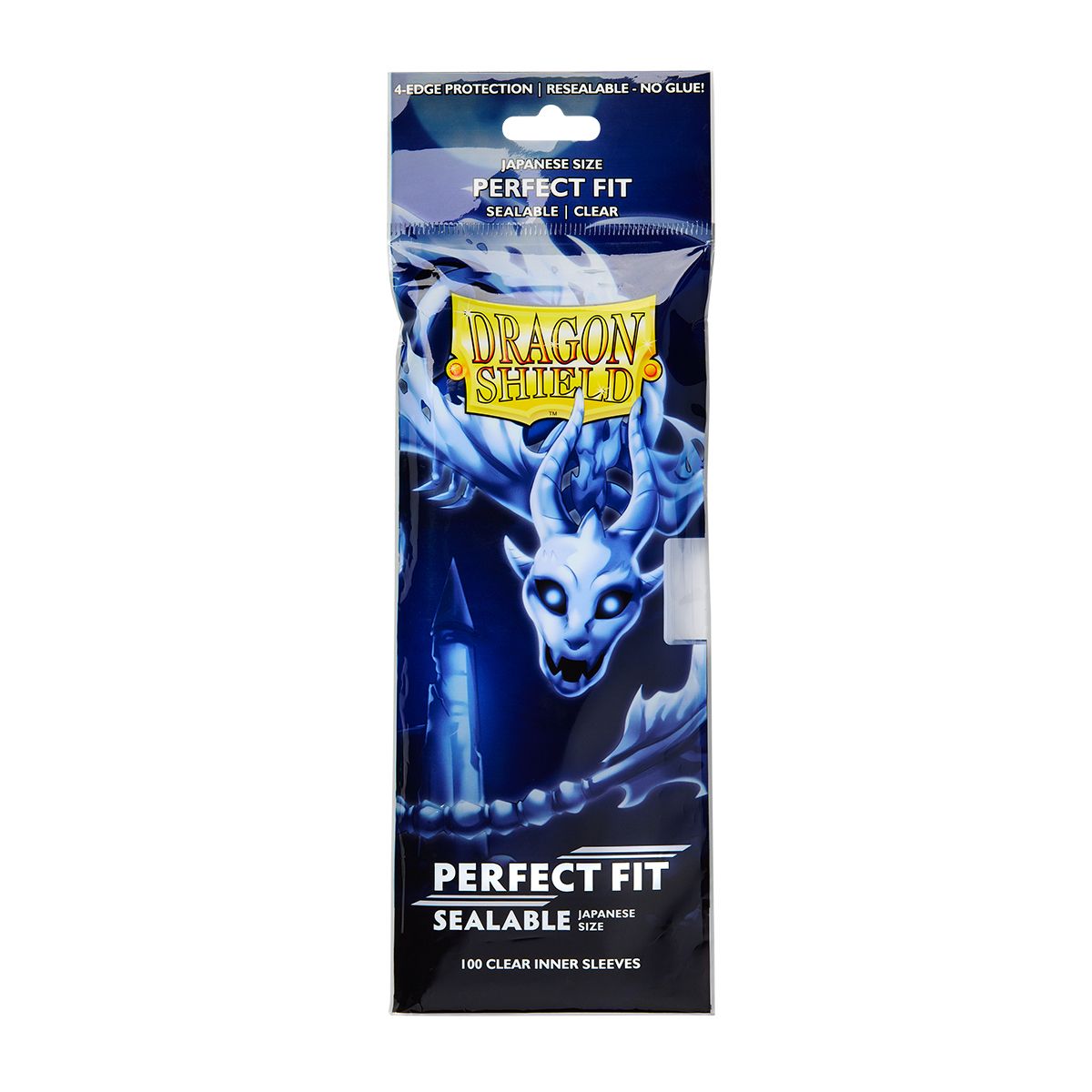 Dragon Shield: Perfect Fit Inner Sleeves Japanese Size – Sealable – Clear (100)